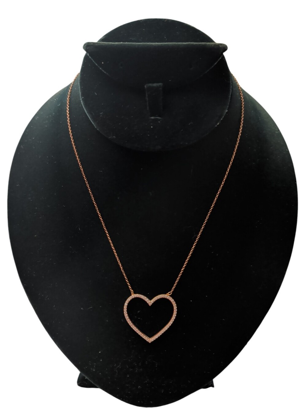 NWOT (#338) Kate Spade "Yours Truly" Open Heart Necklace